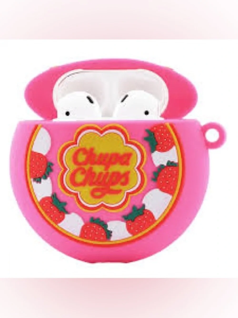 Chupa Chups Pink Strawberry-Themed Phone Case